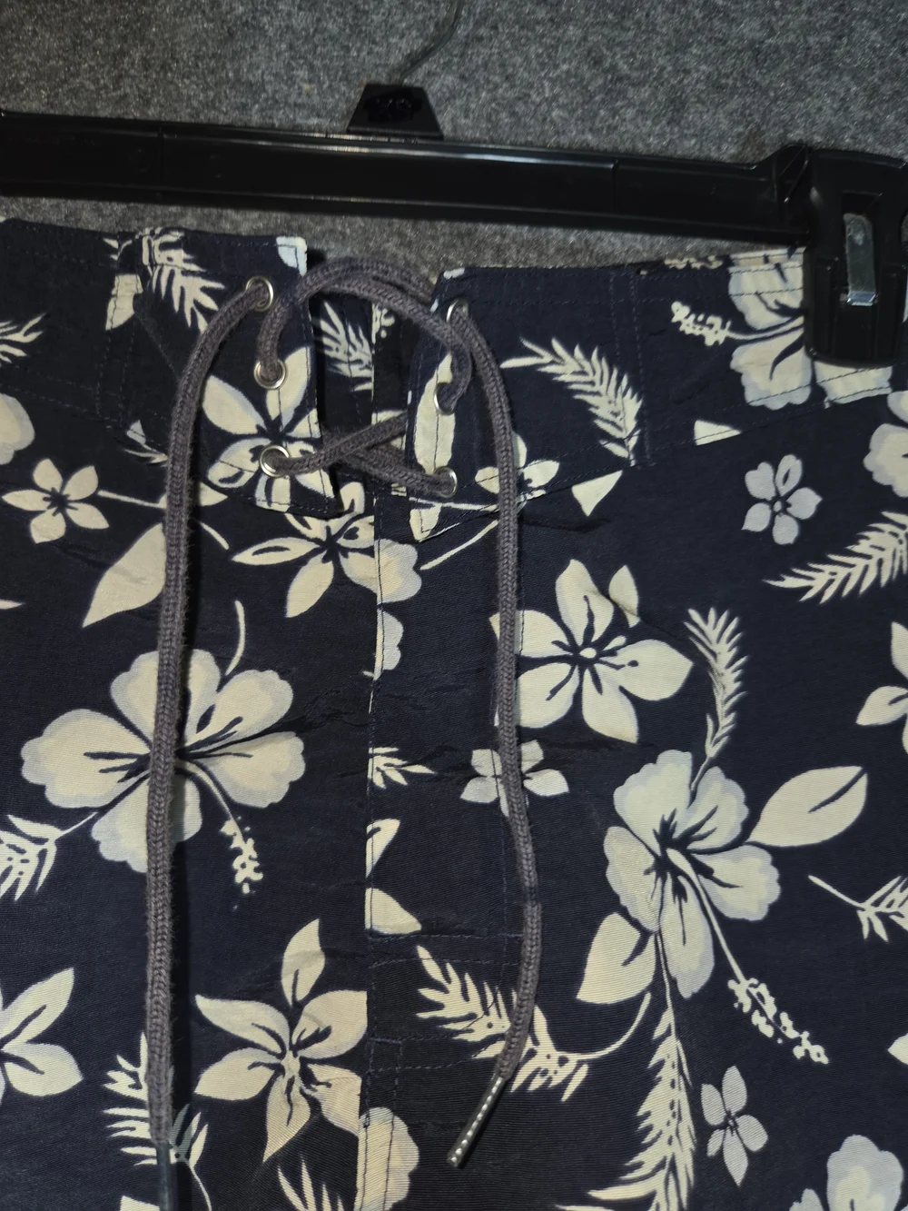 Catalina VTG Women’s Navy Floral Drawstring Board Shorts